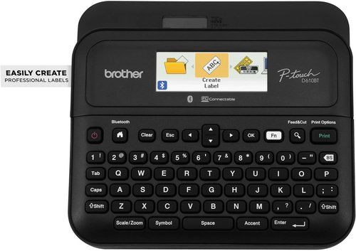 Brother® P-touch PT-D610BT Label Maker - Bluetooth® Connectivity for Professional Use
