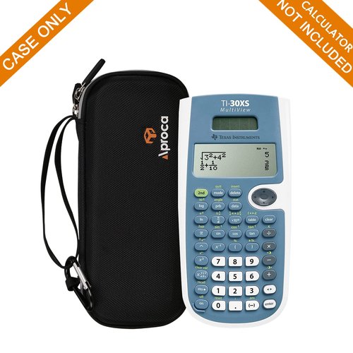 Aproca Hard Travel Storage Carrying Case, for Texas Instruments TI-30XS MultiView Scientific Calculator and Accessories (Case Only)