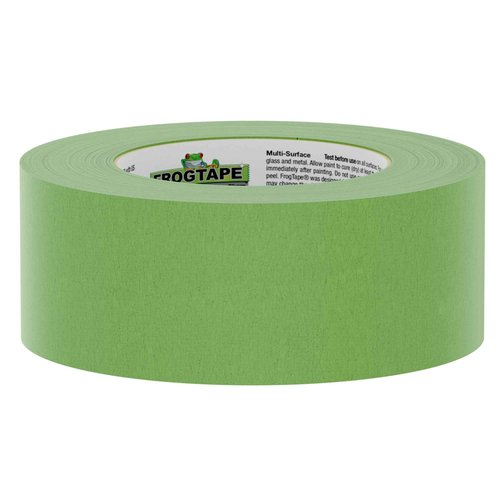 FrogTape Multi-Surface Painters Tape with PAINTBLOCK, 2 Inch Wide (1.88 In. x 60 Yds), Medium Adhesion, Green, 8 Rolls (242835)