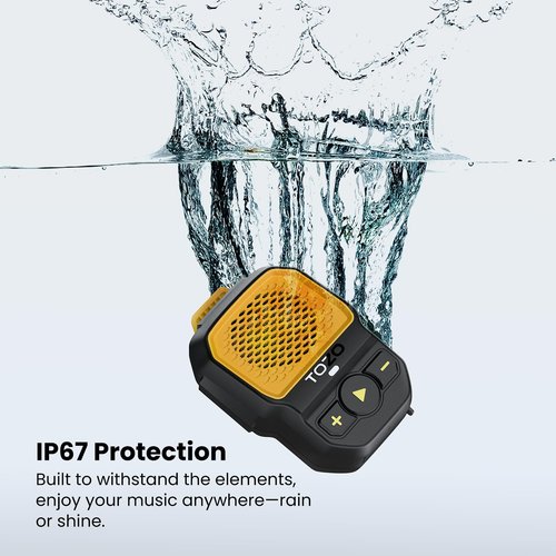 TOZO PM1 AI Smart Speaker with ChatGPT, AI Assistants Wearable Speaker for Hands-Free, 20 Hour Playtime Clip-On Wireless Portable Bluetooth Speaker Built-in Mic, Mini Gifts for Working, Sports