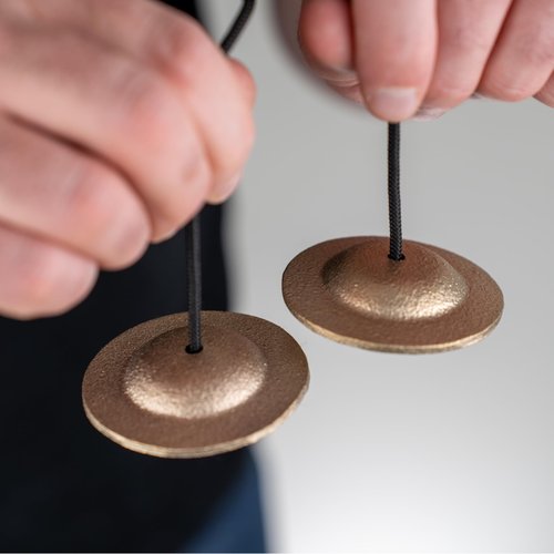 TreeWorks Chimes TRE-FC02 Made in USA Single Pair of Symphonic Quality Finger Cymbals (VIDEO)