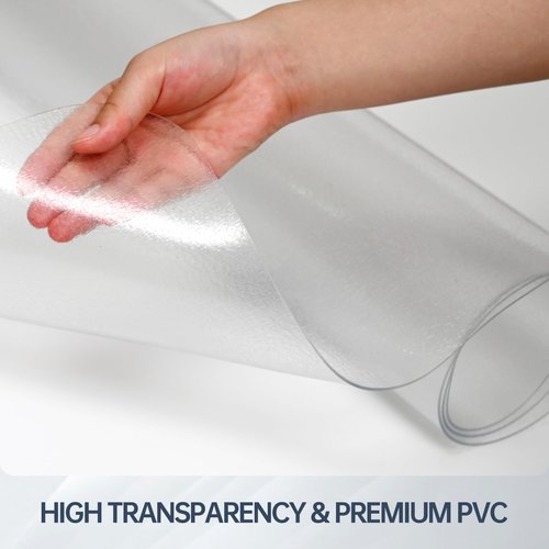 Futurwit Large Office Chair Mat for Hardwood Floors, 36" x 72" Floor Protector for Rolling Chair, Easy Glide Transparent Plastic Computer Chair Mat (Rectangle)