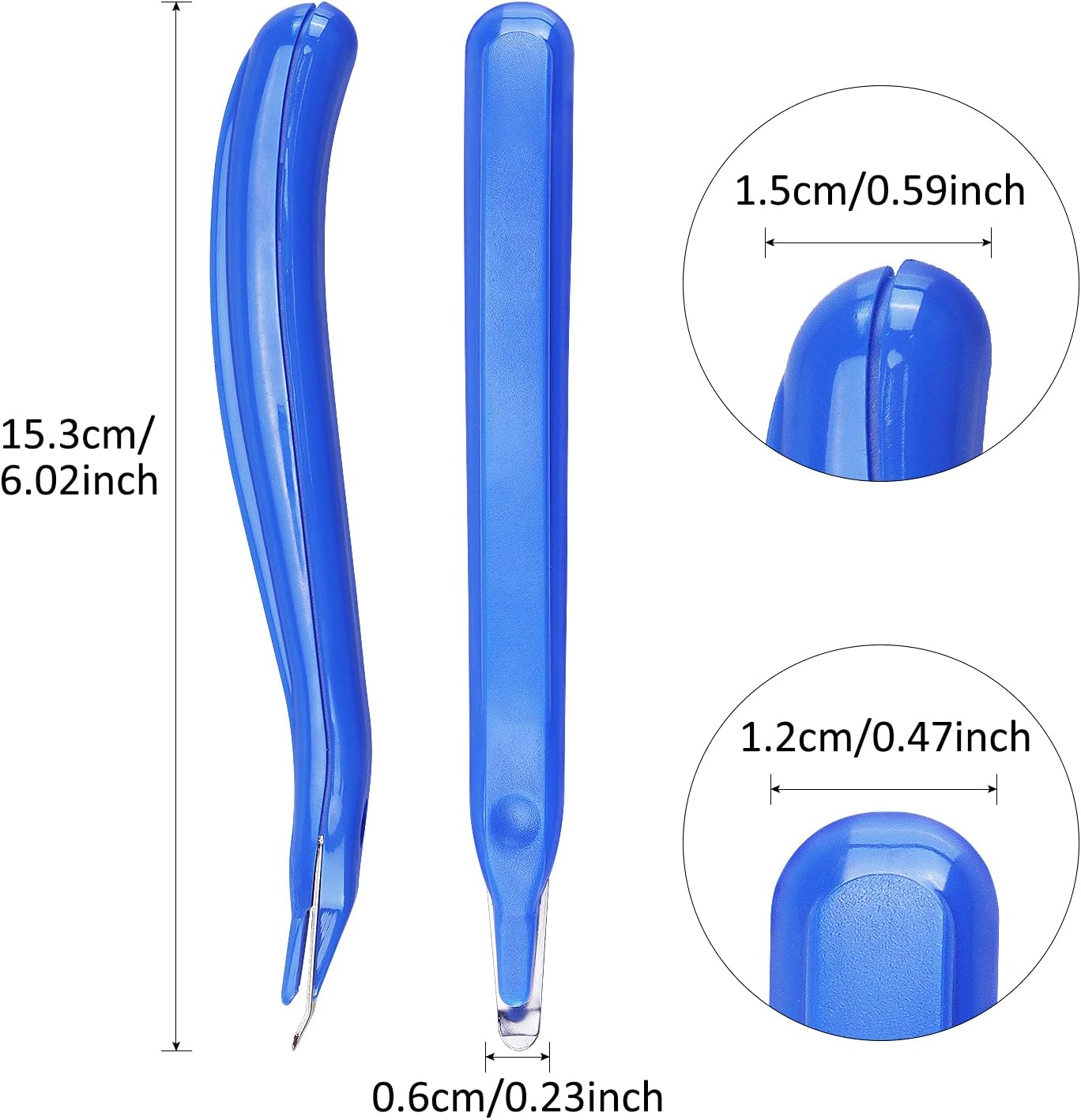 ZZTX Magnetic Staple Remover Tool - 3 PCS Professional Set for Home, Office & School | Blue, Rose, Green