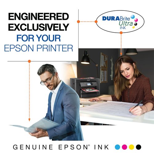 Epson T786 DURABrite Ultra Ink High Capacity Black Cartridge (T786XL120-S) for Select Workforce Printers