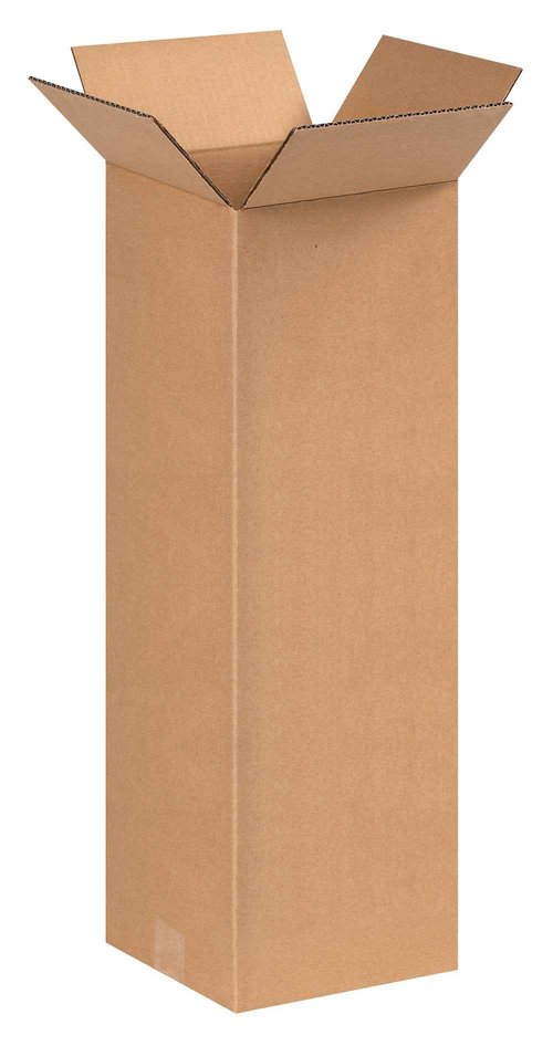 AVIDITI 8x8x24 Tall Corrugated Boxes, Tall, 8L x 8W x 24H, Pack of 25 | Shipping, Packaging, Moving, Storage Box for Home or Business, Strong Wholesale Bulk Boxes