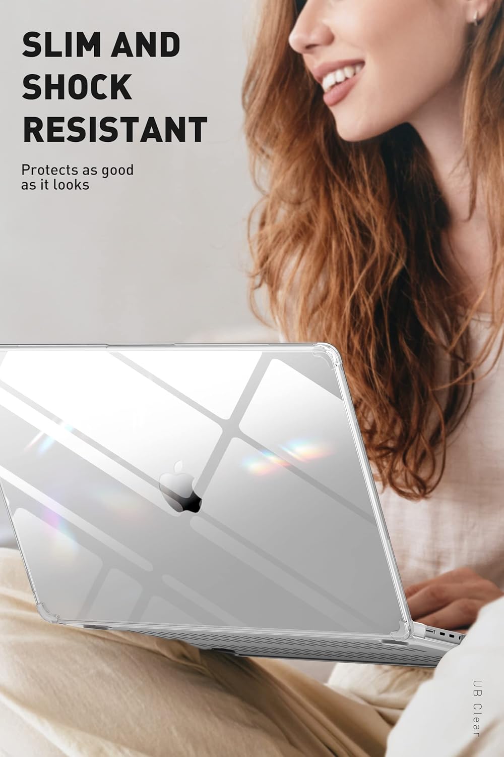 SUPCASE MacBook Pro 14 Inch Case | Anti-Scratch Slim Transparent Cover for 2021-2026 Models