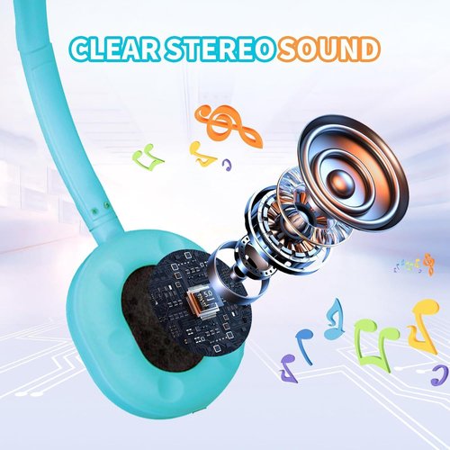 Skiennix 30 Pack Bulk Headphones - Durable Multi-Color Earphones for Classroom & School Use