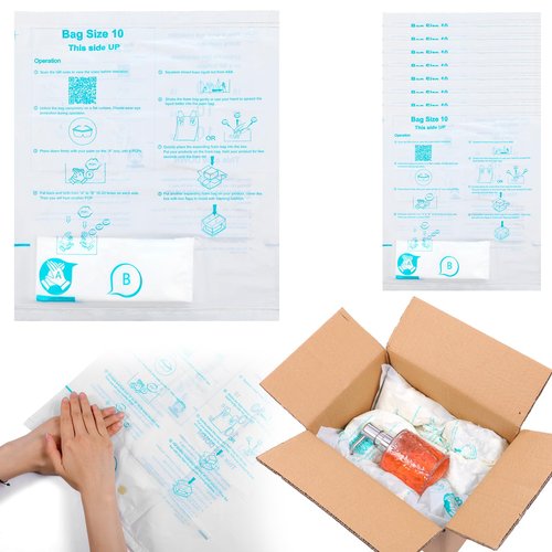 8 Pack Expanding Foam Bags 14"x16" Expanding Foam Packaging Bags for Fragile Items and Shipping Supplies Packing and Shipping Solutio, Packing and Ship Solutio
