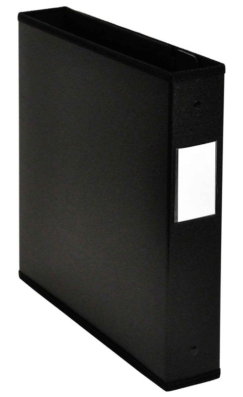 Lion Insta-Cover Ring Binder Easel, 1-1/2 Inches Ring, 1 Binder Easel (40009), Black