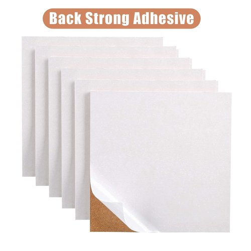 SUNGIFT Cork Board 12"x12" - 1/2" Thick Square Bulletin Boards Cork Tiles with 150 Push Pins Mini Wall, 15 Pack Self-Adhesive Corkboards for Wall