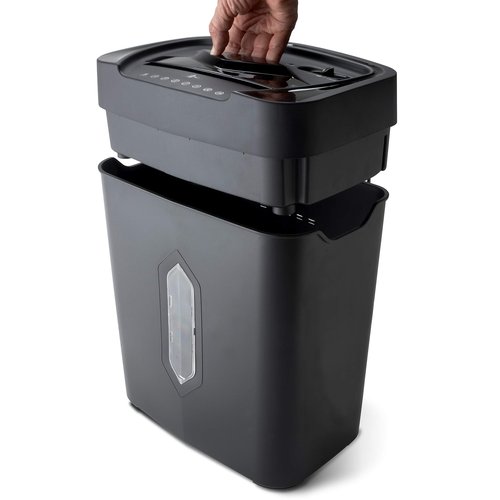 Aurora 12-Sheet Crosscut Paper and Credit Card Shredder with 5.2 gal Wastebasket