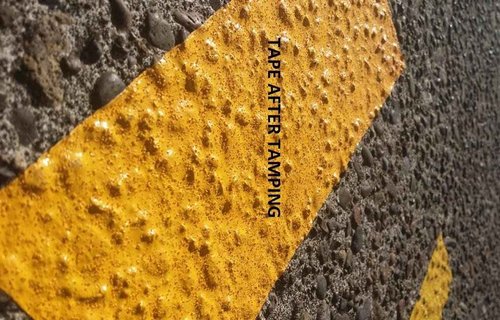 ifloortape DuraMark White Reflective Pavement Tape – 2" x 150' Roll, Adheres to Asphalt & Concrete