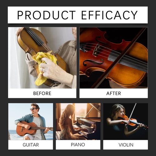 TBTFW Musical Instrument Scratch Remover Polish - Guitar & Instrument Care Solution Restores Shine, Eliminates Surface Scratches for Premium Finish(3.38 oz)