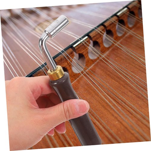 Abaodam Dulcimer Tuning Wrench Tool Ergonomic Design for Easy Use Compact Lightweight Accessory for Efficient Tone for Dulcimer Instruments High Hardness Impact Resistant