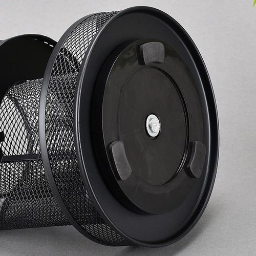 Tyenaza Rotating Pen Holder, Mesh 7 Compartments Strong Metal Rotating Desk Organizer for Family Office Dormitory
