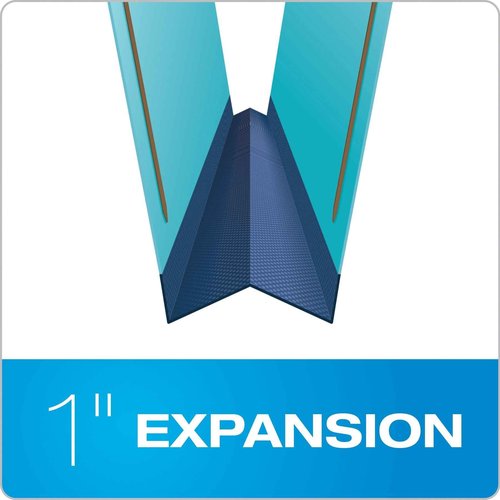 Pendaflex FP313 Pressboard Folders, 2 Fasteners, 1" Expansion, 1/3 Tab, Legal, Blue (Box of 25)