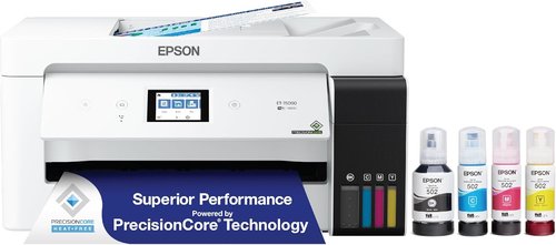 Epson EcoTank ET-15000 Wireless All-in-One Supertank Printer - Print, Scan, Copy, Fax | 13 x 19 Inches, White