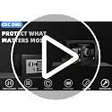 CDC DIGI Black Electronic Combination Lock Safe - 0.23 Cu Ft, Steel Security Box