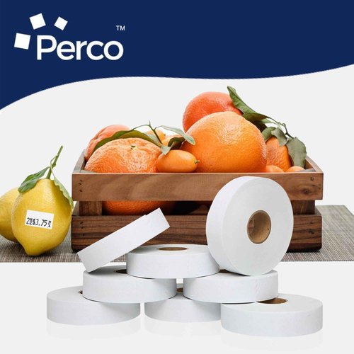 Perco White Pricing Labels for Monarch 1131 Price Gun – 3 Sleeves, 24 Rolls Value Pack - 60,000 Price Marking Labels – with Ink Rolls Included