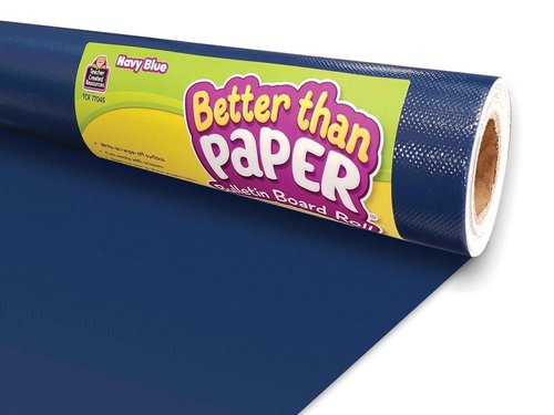 Teacher Created Resources Better Than Paper Bulletin Board Rolls (Navy Blue + Eucalyptus Green)