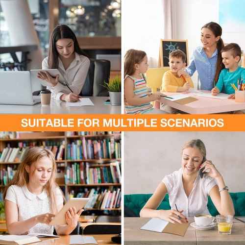 100 Pack Kraft Notebooks Unlined Mini Kraft Paper Notebook 52 Pages A6 Blank Mini Notebooks Bulk, Student Paper Journals Composition Notebooks for Kids Classroom Teacher Supplies, 4.1 x 5.7 Inch