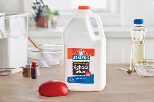 Elmer's Liquid School Glue, Washable, 1 Gallon, 1 Count - Great for Making Slime