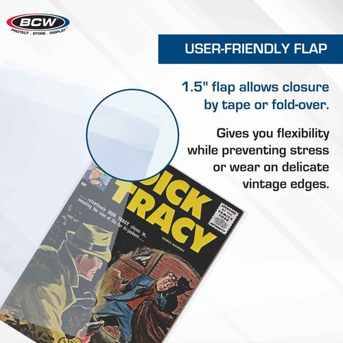BCW 1-GOL-M2 Golden Comic Mylar Archivals - 2 Mil