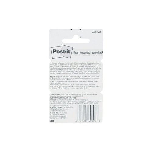 Post-it Flags Value Pack, 50/Dispenser, 12 Dispensers/Pack, 1 in Wide, Green (680-GN12)