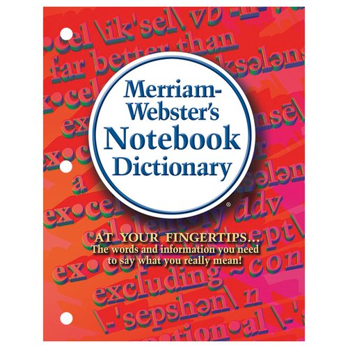 MERRIAM-WEBSTER Notebook Dictionary, Pack of 3