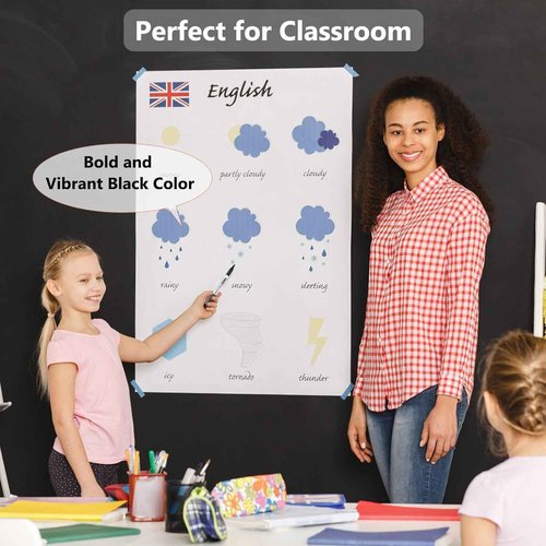 SFAIH Fine Tip Dry Erase Markers - 216 Pack Black Whiteboard Erasable Markers Bulk for Kids Adults, Ideal for Classroom School Office Home Use on White Board, Non-Toxic Easy Clean