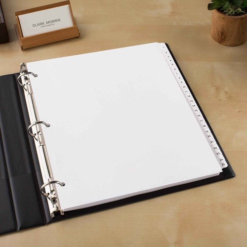 Avery 1-25 Legal Exhibit Dividers for 3 Ring Binders, 25-Tab Sets, Allstate Style, 20 Binder Divider Sets (01701)