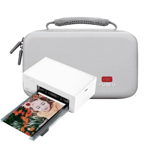 FBLFOBELI EVA Hard Storage Case Compatible with Liene M100 4x6'' Photo Printer, Portable Travel Protective Bag (Case Only) (Gray)