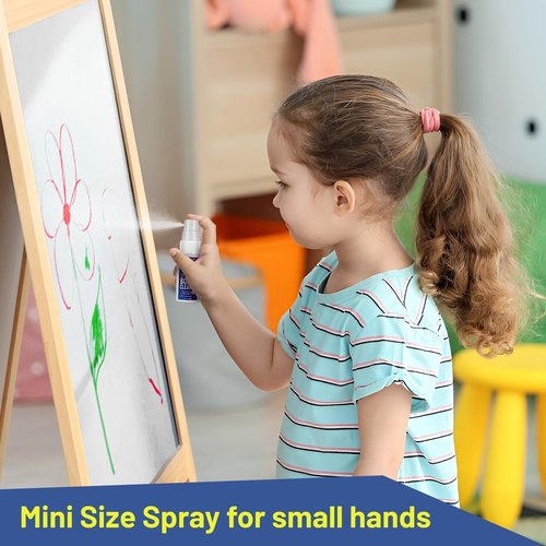 Dry Erase Markers Chisel Tip, 4 Whiteboard Markers, Magnetic Marker Holder, Dry Erase Eraser, Cleaner Spray – Low Odor Non Toxic Dry Erase Marker with Eraser, Classroom, Home, Office Supplies