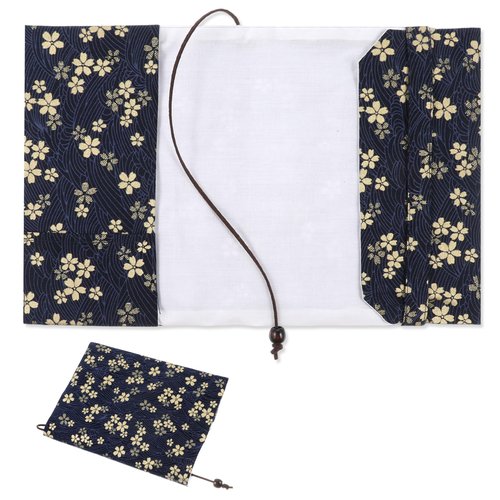 Piriuuo Book Covers for Paperbacks Fit for 5.5x8.2 inch, Book Cover Protector Adjustable Fabric Books Sleeve Covers Floral Flower Pattern Books Cloth for Hardcover Softcover Book Novels