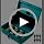 Volcora Cyan Large Cash Box with Key Lock, 12x9.5x3.5in, Money Tray, Heavy-Duty Portable Safe