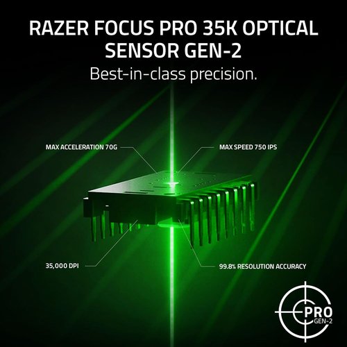 Razer Viper V3 Pro SE Wireless Gaming Mouse - 54g Lightweight Design | 35K DPI Optical Sensor - Black