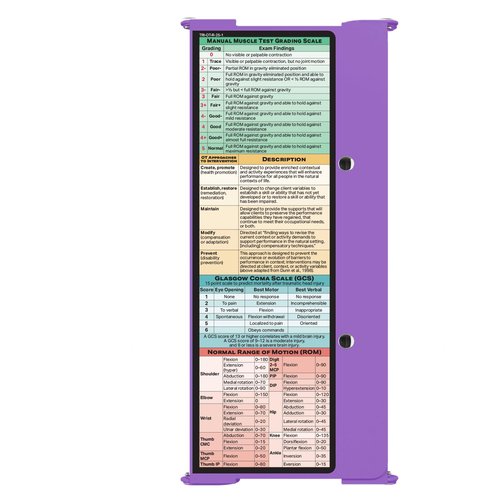 Whitecoat Clipboard® Trifold - Lilac Occupational Therapy Edition