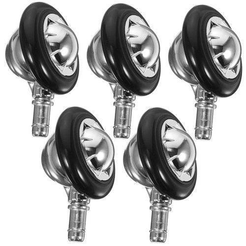 GARIOUANS 5pcs Heavy Duty Caster Wheels for Office Chairs Easy Installation Compatible Carpet Hard Floors Replacement for Furniture Casters