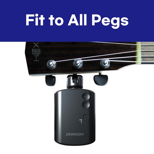 CANTEEN [Electric String Winder] for Guitar & Ukulele with FAST & POWERFUL winding, 2-Step Speed Controll, Recharable Battery with USB-C port (Black)