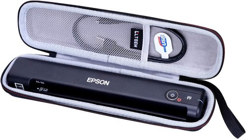 LTGEM Hard Case for Epson Workforce ES-50/55R/60W | Durable Protection for Portable Document Scanners