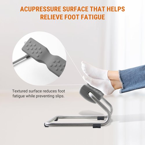 Duorest Duorest 1-Tier Ergonomic Footrest: Solid & Stable Construction, Under Desk Footrest, Slip-Resistant Base, Durable Build, EZFoot (1-Tier Structure) [Made in Korea]