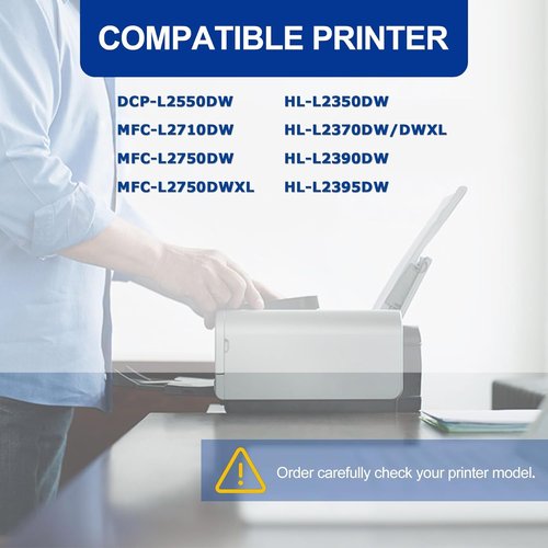 Brother TN730 High-Yield Black Toner Cartridge | 1,500 Pages Compatible Replacement for DCP-L2550DW, MFC-L2710DW, HL-L2350DW