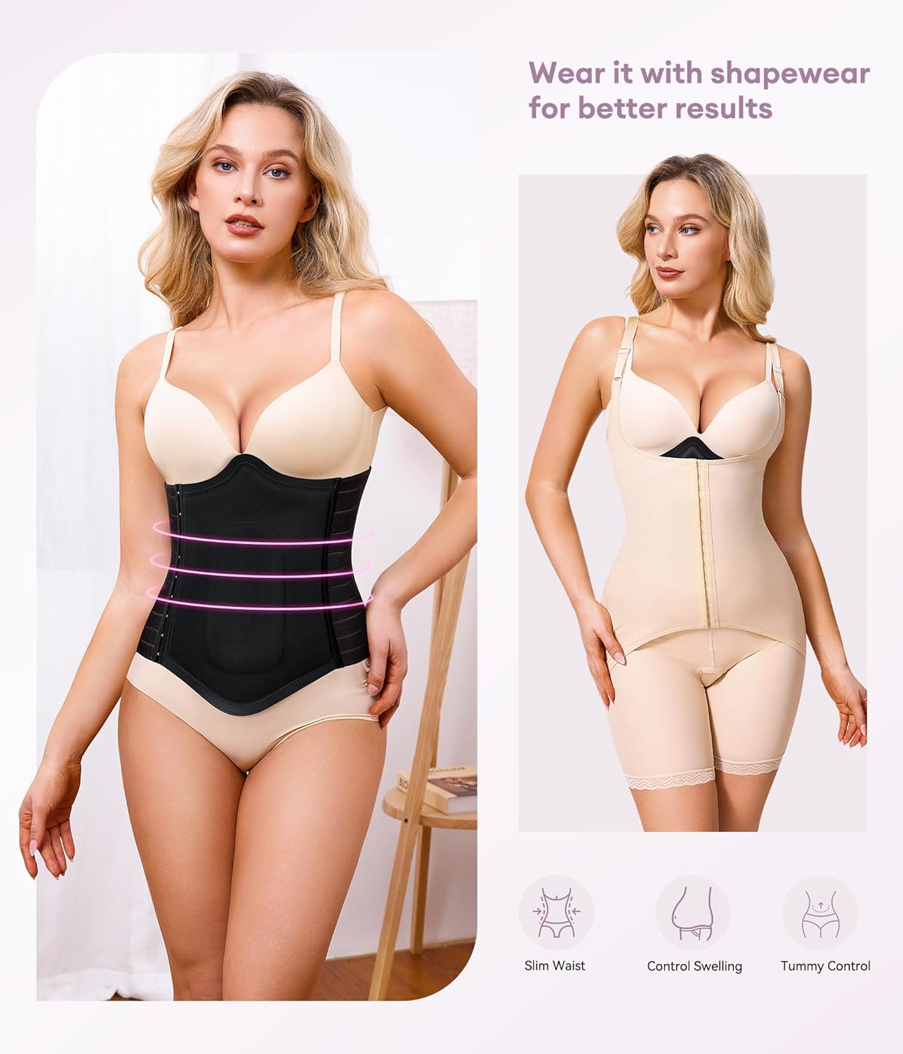 YERKOAD 360 Lipo Foam Ab Board - Breathable Tummy Tuck Recovery Compression | Ideal for Post-Surgery Use