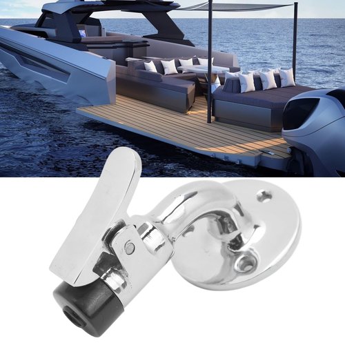Acouto Marine Door Stopper Stainless Steel Door Stopper Catch Set Marine Grade 316 Stainless Steel 90° Door Holder for Boats Ships Yachts