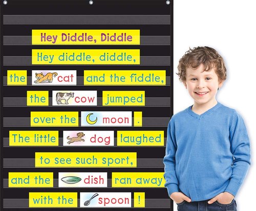 Teacher Created Resources, Black 10 Pocket Chart (TCR20744)