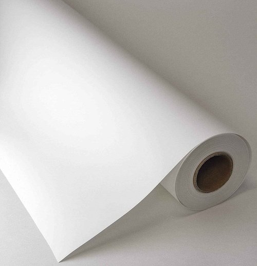 RCdepot1-1 x 36 inch x 100 ft Matte Polypropylene Banner roll (self adhesive) film poly Vinyl Waterproof, Tear Resistant, 2 inch core, Wide Format Inkjet print poster signs pvc
