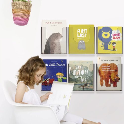 JALTAGO Acrylic Brochure Holder, 8 x 11.5 Inches Wall Mount, Magazine Holder (4 Pack)