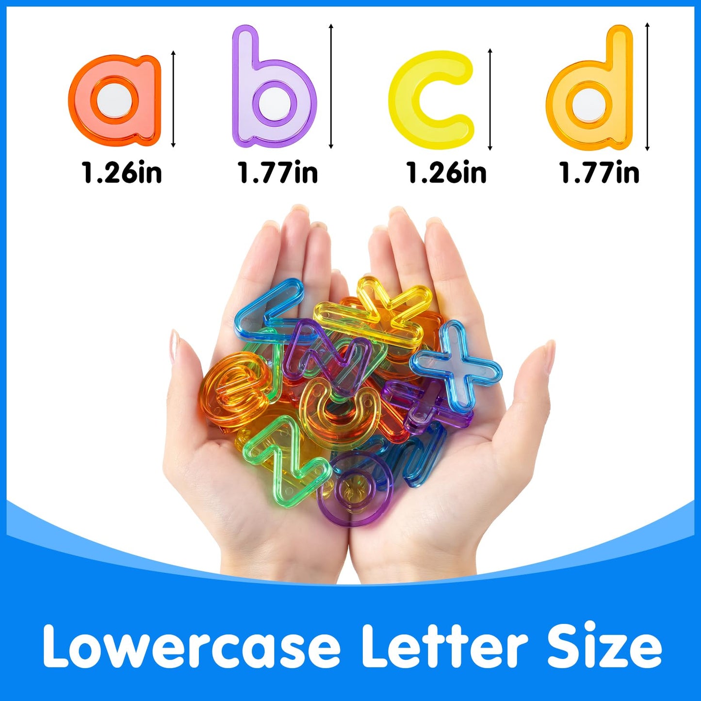 Odoorgames Light Box with Letters & Cards Set – Light Table for Kids, Educational Toys for Tracing, Sensory Play & Early Learning (Orange)