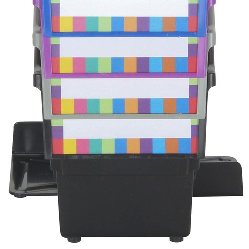 Really Good Stuff Non-Tip Book and Binder Holders with Stabilizer Wings, 5½” by 13½” by 7¾” - Set of 6, Classroom & Library Organization