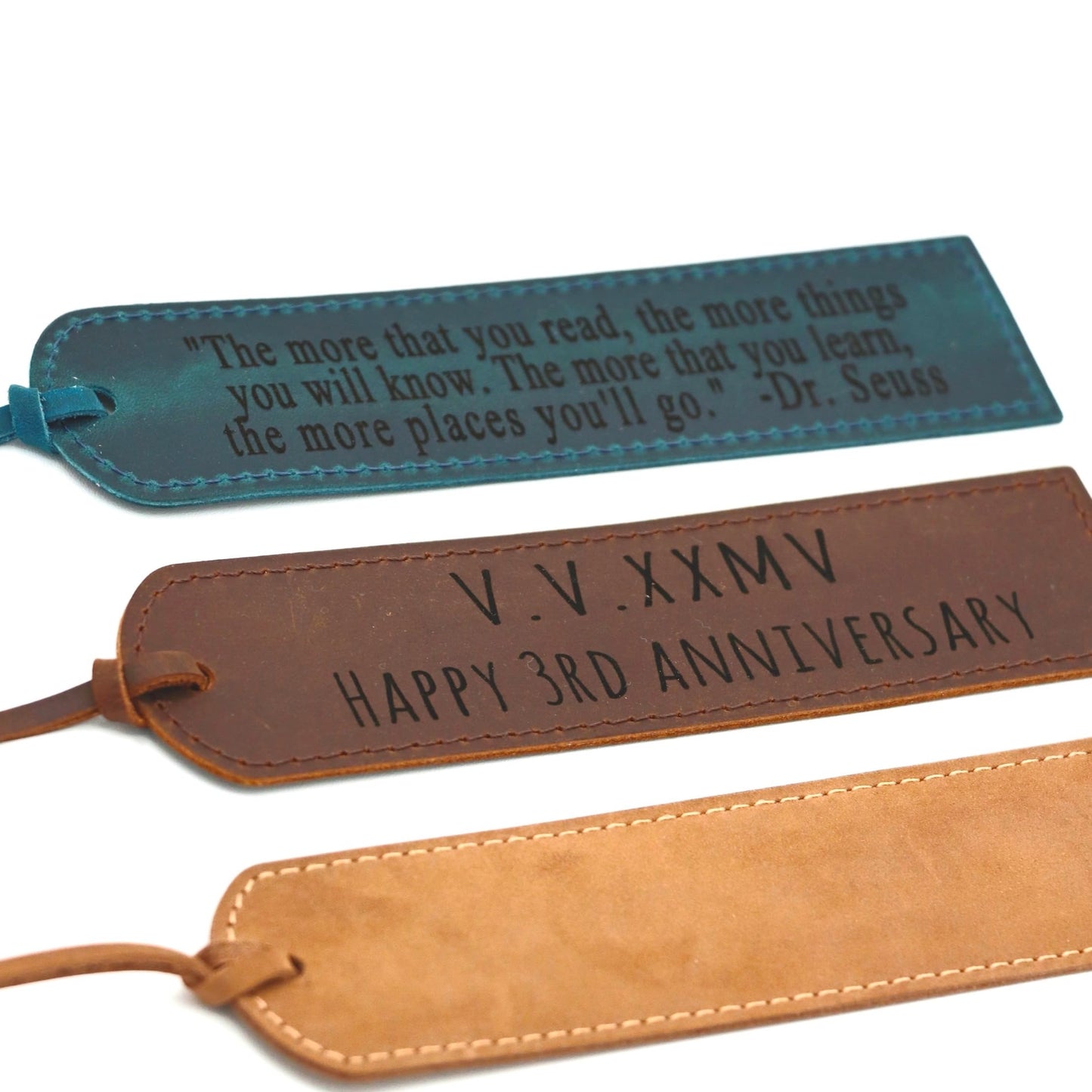 Personalized Leather Bookmark, Custom, BOOKWORM GIFT, for Her, for Him, Teacher, Book Lover